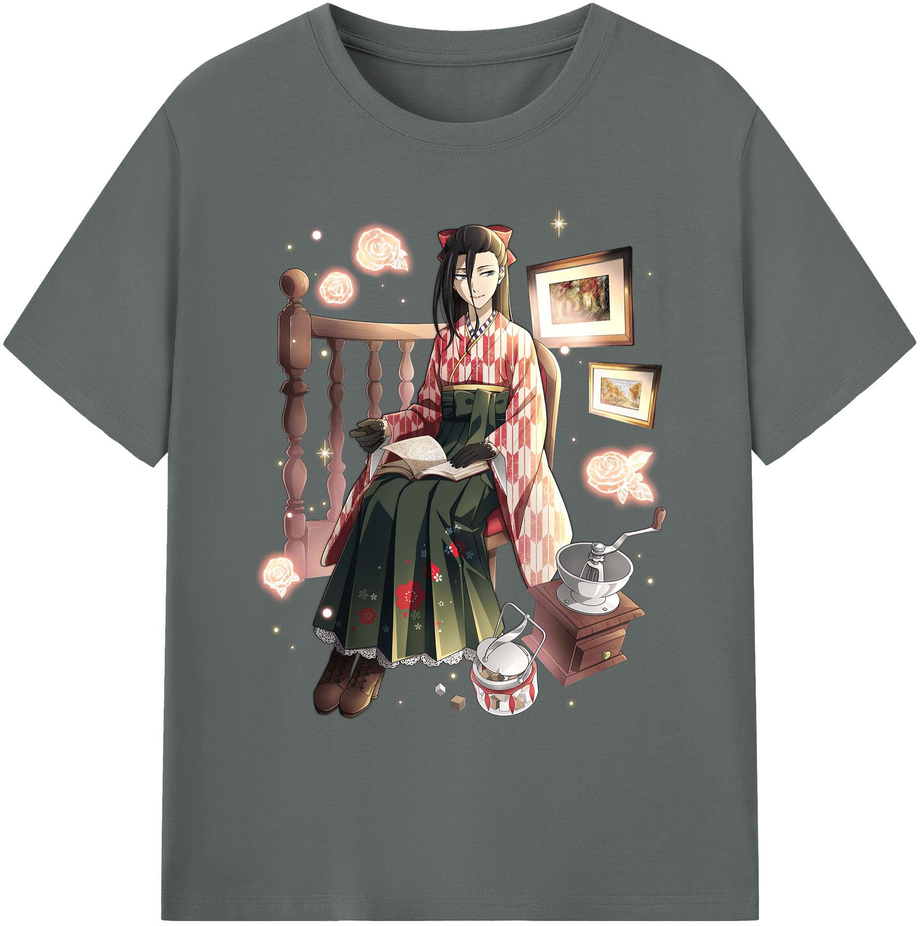 （画像用） 文豪ストレイドッグス Bungo Stray Dogs 綿100％ メンズ半袖Tシャツ｜肌触りやわらか＆通気性
